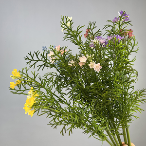 Décoration d'intérieur en gros, orchidées, <span class=keywords><strong>fleurs</strong></span> sauvages, <span class=keywords><strong>fleurs</strong></span> <span class=keywords><strong>artificielles</strong></span>, <span class=keywords><strong>bouquet</strong></span> de mariage, rose murale 82525 - Product Image 1