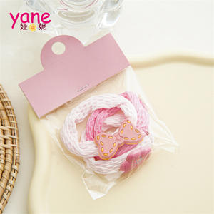 <span class=keywords><strong>3</strong></span> pz/set di fasce per capelli per ragazze versatili ad alta elasticità cravatte per capelli con coda di cavallo accessori per capelli - Product Image 4