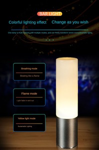 โคมไฟตั้งโต๊ะ DMX 2000M ควบคุมด้วยรีโมทคอนโทรลสร้างบรรยากาศแบบชาร์จไฟได้สำหรับงานปาร์ตี้ร้านอาหารบาร์ KTV โลโก้ที่กำหนดเอง - Product Image 6