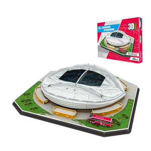 Juego de rompecabezas del estadio de la película de catar <span class=keywords><strong>Wold</strong></span>, juguete educativo para manualidades en 3D, <span class=keywords><strong>2022</strong></span> - Product Image 3