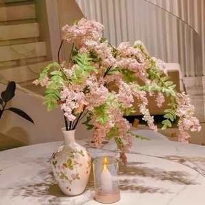 High-quality Artificial Sophora Flowers Real Touch Arrangement Bouquet Flower Wedding Flowers <b>Decorations</b> Wholesale - Product Image 6