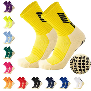Wholesale Compression Crew Soccer <b>Socks</b> Anti Slip <b>Grip</b> Athletic Breathable Football <b>Socks</b> for Men - Product Image 6