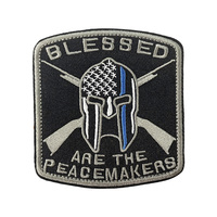 En gros, Patchs tactiques personnalisés en velcro, motif logo bouclier et crâne, brodés, pour veste, avec transfert de broderie extérieur