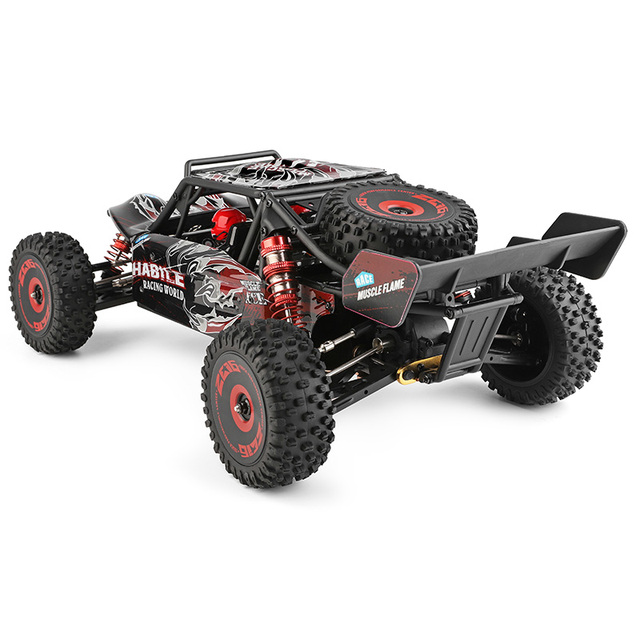 Wltoys 124016 RC Car Brushless Motor 4WD 4x4 Zinc Alloy Metal Speed Desert Car Rock Crawler 100M Remote Control Distance