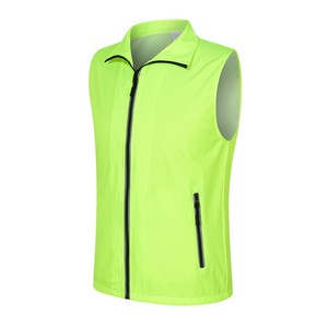 Gilet Jinteng da uomo Full-Zip gilet leggero senza maniche gilet personalizzato per abbigliamento da lavoro volontario da supermercato - Product Image 3