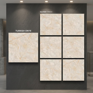 Foshan Tongli 800x800mm Panda White Glossy Glazed Porcelain Tiles Premium Marble Effect Flooring - Product Image 2
