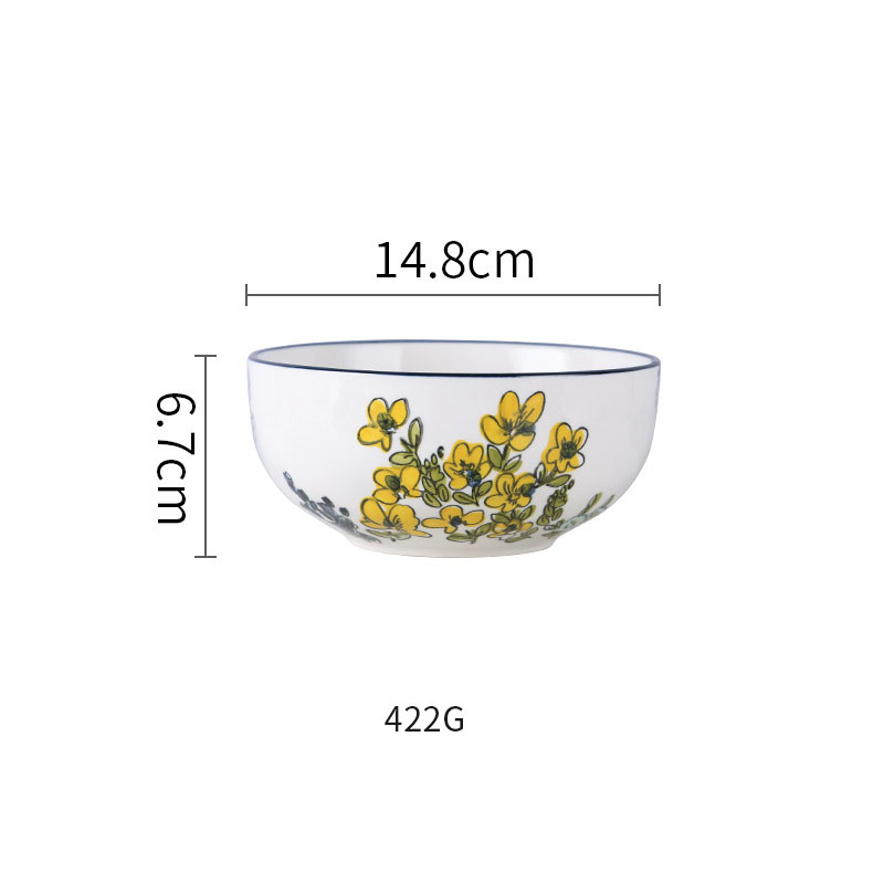 white 6 inch bowl