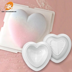 AK <span class=keywords><strong>3D</strong></span> corazón silicona Mousse pastelería moldes <span class=keywords><strong>de</strong></span> pastel <span class=keywords><strong>de</strong></span> Chocolate para decoración <span class=keywords><strong>de</strong></span> pasteles <span class=keywords><strong>de</strong></span> boda moldes para hornear Día <span class=keywords><strong>de</strong></span> San Valentín pastelería hornear - Product Image 5
