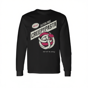 T-shirt à manches longues Creepypasta noir unisexe col rond design sans gluten 1 lb poids net vêtements promotionnels - Product Image 2