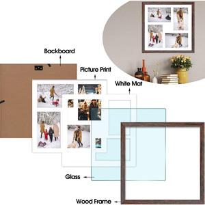 קולאז 'תמונה קולאז שילובים עיצוב חדשים 3 מסגרת תמונה מרובי עץ - Product Image 4