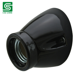 Support de lampe vintage E27 pour plafond ou mur, support de lampe décoratif en céramique - Product Image 4