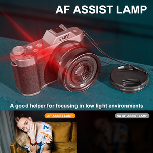 Cámara DE FOTOS 4K 2,88 pulgadas IPS 64MP con antivibración y grabación sin espejo 10X cámara óptica Vintage Digital - Product Image 4