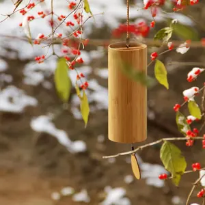 Toptan mekansal meditasyon akor rüzgar çanları japon tarzı akor Windchime rüzgar çan ev dekorasyon için