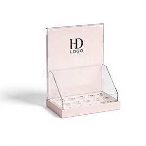 Customized for Acrylic <strong>Beauty</strong> &amp; Lipstick Display <strong>Rack</strong> with 3mm Panel Pre-Assembled Accent Shelf for Home &amp; Store Counters - Product Image 1