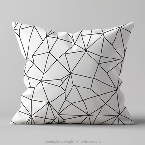 <strong>Cushion</strong> Cases Decorative Geometric <strong>Pattern</strong> Throw Pillow Covers for Modern Homes Sofa Bedroom Couch Car Living Room 18*18inches - Product Image 3