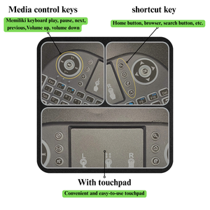 Mini <span class=keywords><strong>clavier</strong></span> <span class=keywords><strong>sans</strong></span> <span class=keywords><strong>fil</strong></span> avec pavé tactile rétroéclairé, 7 couleurs rétroéclairées, <span class=keywords><strong>clavier</strong></span> portable 2.4G <span class=keywords><strong>pour</strong></span> Smart <span class=keywords><strong>TV</strong></span>, PC, ordinateur portable, Android, Mac, Windows - Product Image 3