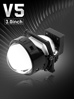 Phare de projecteur Bi-LED haute performance, lentille de projecteur LED de 3 pouces, sortie d'éclairage stable pour la mise à niveau des phares de voiture