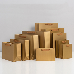 Bolsas de Papel Doradas Impresas Personalizadas al por Mayor con Asas de Cuerda, Bolsas de Regalo para Tiendas de Ropa de Alta Gama - Product Image 6