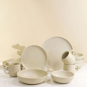 Custom <b>Ceramic</b> Sets Nordic Style Cream White <b>Plate</b> Wedding Tableware Dinner Set Dinnerware - Product Image 2