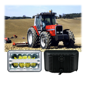 หลอดไฟ LED ทรงสี่เหลี่ยมสำหรับ4X6 R112ของ ECE ไฟหน้า LED อลูมิเนียมลำแสงสูงต่ำ24W สำหรับรถบรรทุกรถแทรกเตอร์ออฟโรด - Product Image 6