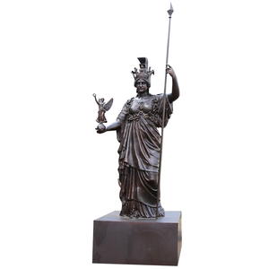 Fundición de fábrica Metal Latón <span class=keywords><strong>Diosa</strong></span> <span class=keywords><strong>Atenea</strong></span> Escultura <span class=keywords><strong>Estatua</strong></span> de bronce de tamaño real para decoración de jardín - Product Image 5