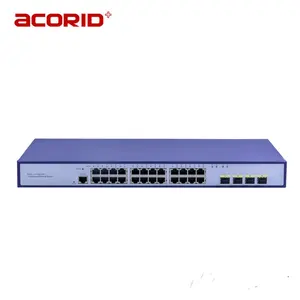 Commutateur Ethernet PoE Gigabit 24 ports pour réseau d'antenne Ubiquiti