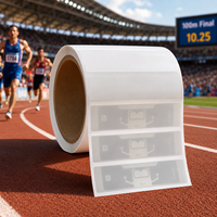 Etiqueta RFID UHF Imprimible, Etiqueta Blanca Pasiva ISO18000-6C para Cronometraje Deportivo, Gestión de Inventario de Activos