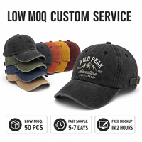 Casquette de baseball unisexe personnalisée en coton vintage, ajustable, style trucker, effet vieilli, pour le sport et l'extérieur, vente en gros