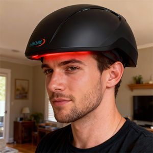 Casco Láser VCSEL de 552 Diodos y 655nm para el Crecimiento del Cabello, con Certificación 510K y CE, Tratamiento de 4 Zonas para la <span class=keywords><strong>Alopecia</strong></span> Androgenética, OEM - Product Image 3