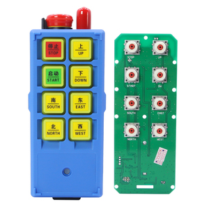 Control Remoto Inalámbrico Industrial Universal de 6 Botones de Velocidad Única para Elevador Eléctrico de Grúa, en Existencia - Product Image 1