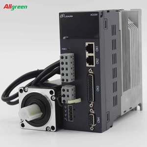 Kit de Motor Servo Trifásico Impermeable Allgreen 200W 60ST-M01330 AC220V 3.8Nm 3000RPM 60mm Montaje con Brida para Máquina CNC - Product Image 3