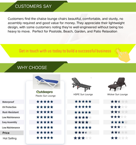 Hochwertiger Kunststoffrahmen Stapelbarer Stoff-Sonnenliege UV-Beständig Wasserdicht Leichtgewichtig für Outdoor Strand Poolbereich - Product Image 6