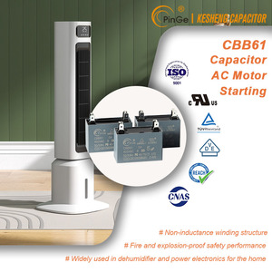 Venta directa de fábrica, piezas de aire acondicionado, de CA Motor, arranque <span class=keywords><strong>CBB61</strong></span> Sh <span class=keywords><strong>450vac</strong></span> 50/60Hz 40-85-21, condensadores de película delgada metalizada <span class=keywords><strong>3UF</strong></span> - Product Image 5