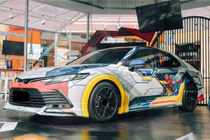 Autocollants personnalisables en PVC auto-adhésif de 0,14 mm d'épaisseur, style bande dessinée, pour véhicules et fourgonnettes, graphiques amovibles, logos de marque, enveloppement de carrosserie, pour entreprises - Product Image 3