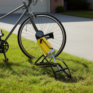 Pompe à pied Stanley 120 Psi avec manomètre pour gonflage des pneus de vélo - Product Image 3