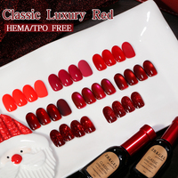 ZRKGEL TPO Free OEM ODM Marque Privée Logo Personnalisé 36 Couleurs Rouges Classiques Tendance Kit de Vernis Gel Formule Salon à Auto-Nivellement Rapide