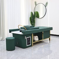 Lit de lavage thaïlandais moderne 2-en-1 avec spa pour les pieds, multifonctionnel pour salon et salle de bain par Luxmars