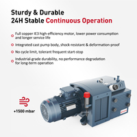 Compresseur à air à pompe rotative à palettes sèches Wordfik KTD60 60m³/h 4HP +1500mbar pour revêtement sous vide