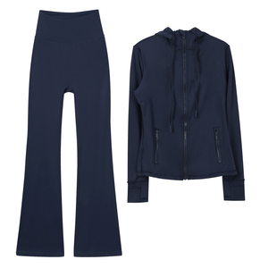 Giacca da donna all'ingrosso, reversibile, spazzolata, ad alta elasticità, slim-fit, per yoga, con logo sul retro, tinta unita, nuovo stile, <span class=keywords><strong>abbigliamento</strong></span> yoga Luluu - Product Image 3
