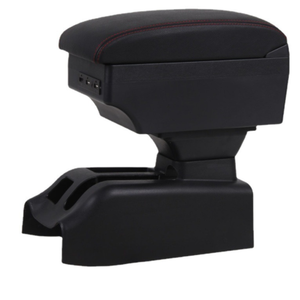 <span class=keywords><strong>Allemagne</strong></span> Voiture Double Couches Glissière USB design pu cuir accoudoir de voiture console box pour <span class=keywords><strong>VW</strong></span> golf 4 - Product Image 3