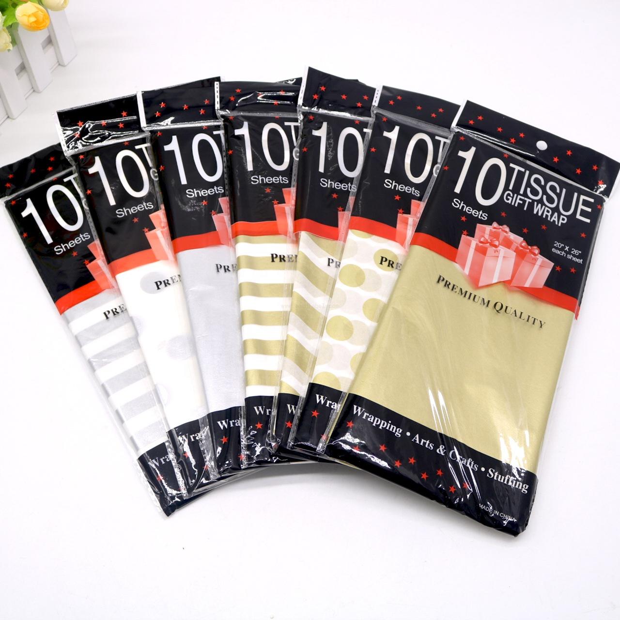10 Sheets/bag 51*66cm Factory Stock Color Tissue Paper Gift Wrapping Paper Sydney