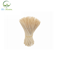 Brochettes jetables en bambou en vrac, outils de 2 mm à 6 mm (plus de 12), finition polie, sans danger pour les aliments, faciles à nettoyer, couleur bambou naturel pour barbecue