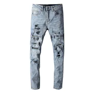 Op Maat Gemaakte Merk 626 Jeans Strass Diamond Jeans Met Strass Denim Jean