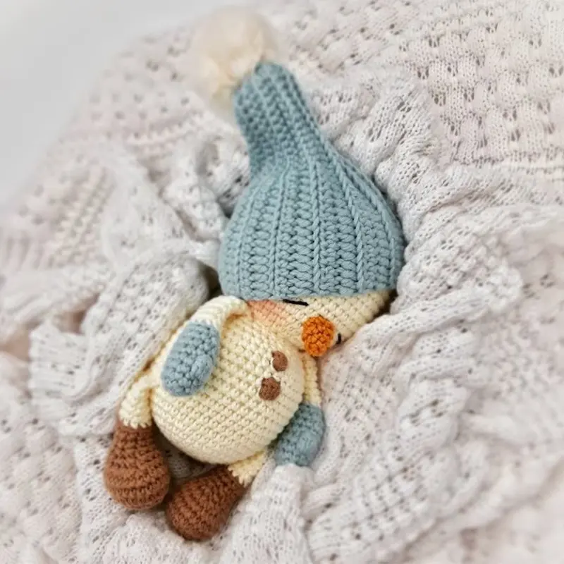 100% Katoenen Zacht Op Maat Gemaakt Dier Gebreid Speelgoed Voor Kinderen Cadeau Set Amigurumi Spullen Gehaakt Dier Voor Baby Cadeau Set