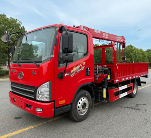 गर्म बिक्री faw vn 150 hp कार्गो ट्रक क्रेन 2 टन 3.5टन 4टन हाइड्रोलिक टेलीस्कोपिक सीधे बूम क्रेन मुक्त एकल व्यक्ति टोकरी - Product Image 2