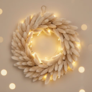 <span class=keywords><strong>Guirlande</strong></span> de fleurs en herbe de queue de lapin séchée naturelle de haute qualité 40 cm pour Pâques et la fête des mères Décoration de la maison par Softdream - Product Image 4