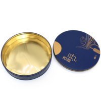 Boîte en métal ronde personnalisée avec logo, qualité alimentaire, pour emballage de gâteaux, biscuits, bonbons, cadeaux, boîtes en métal pour biscuits