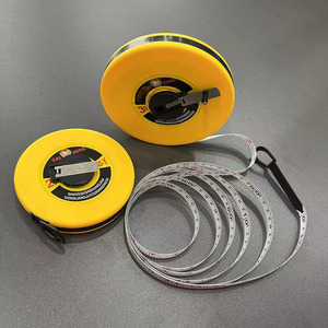 Cai Hong Self Winding Tape Measure 30 M Metric Lever Lock Plastic Manual Return Measuring Tape For Construction And DIY - Product Image 1