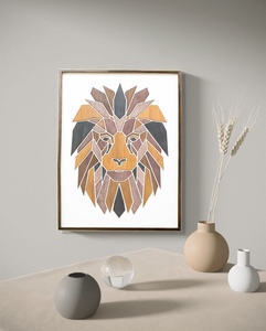 งานตกแต่งผนังไม้ทำมือแบบดั้งเดิม เป็นมิตรกับสิ่งแวดล้อม ทนทาน และสวยงาม เหมาะสำหรับห้องนอนและตกแต่งภายในบ้านอย่างมีสไตล์ - Product Image 2