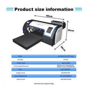 <span class=keywords><strong>Impresora</strong></span> DTF <span class=keywords><strong>A3</strong></span> de Alta Velocidad con Cabezal de Impresión XP600, Impresión Continua, Rendimiento Confiable para Ropa Personalizada - Product Image 2